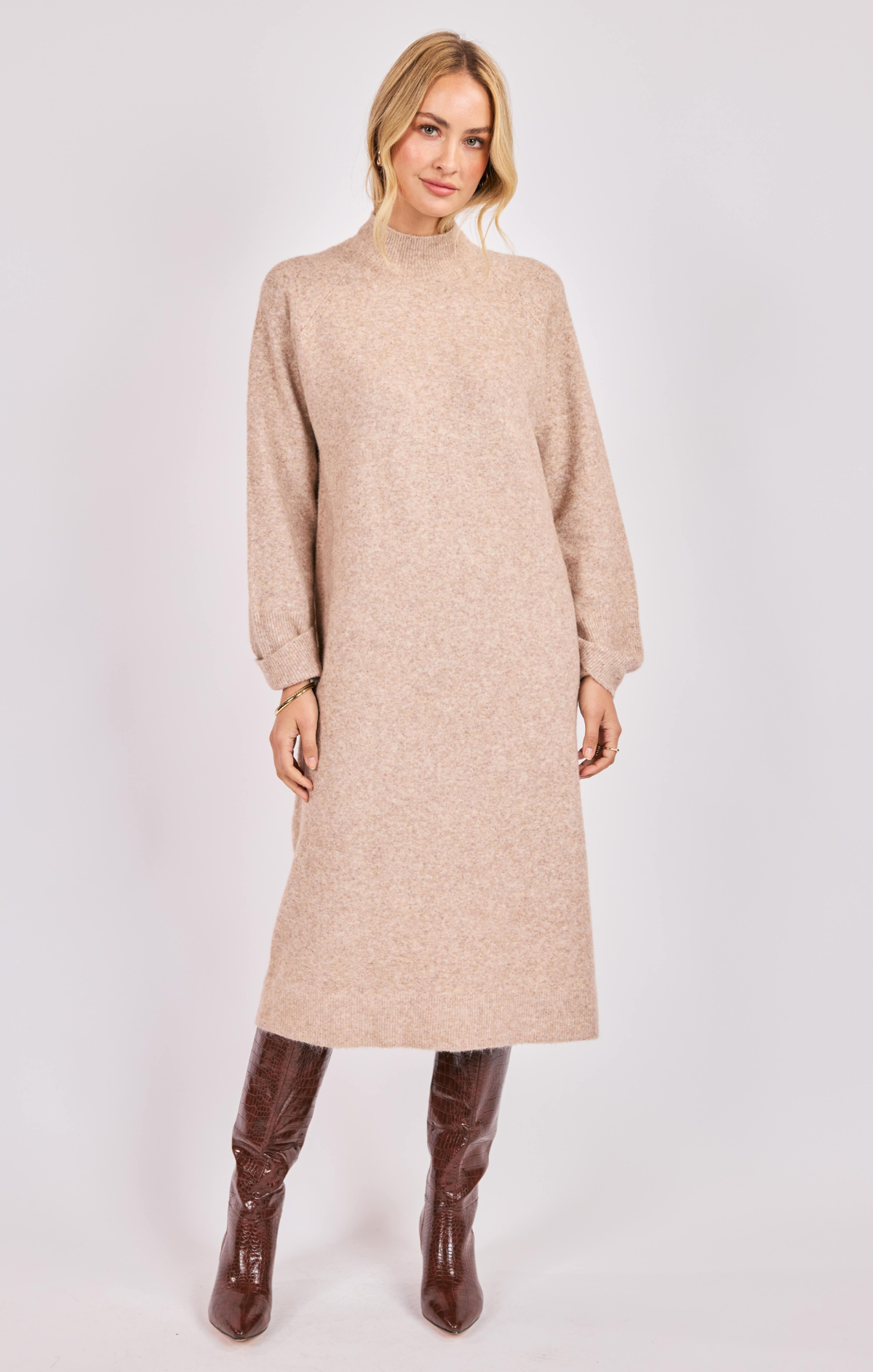 Curves Embrace Knit Dress
