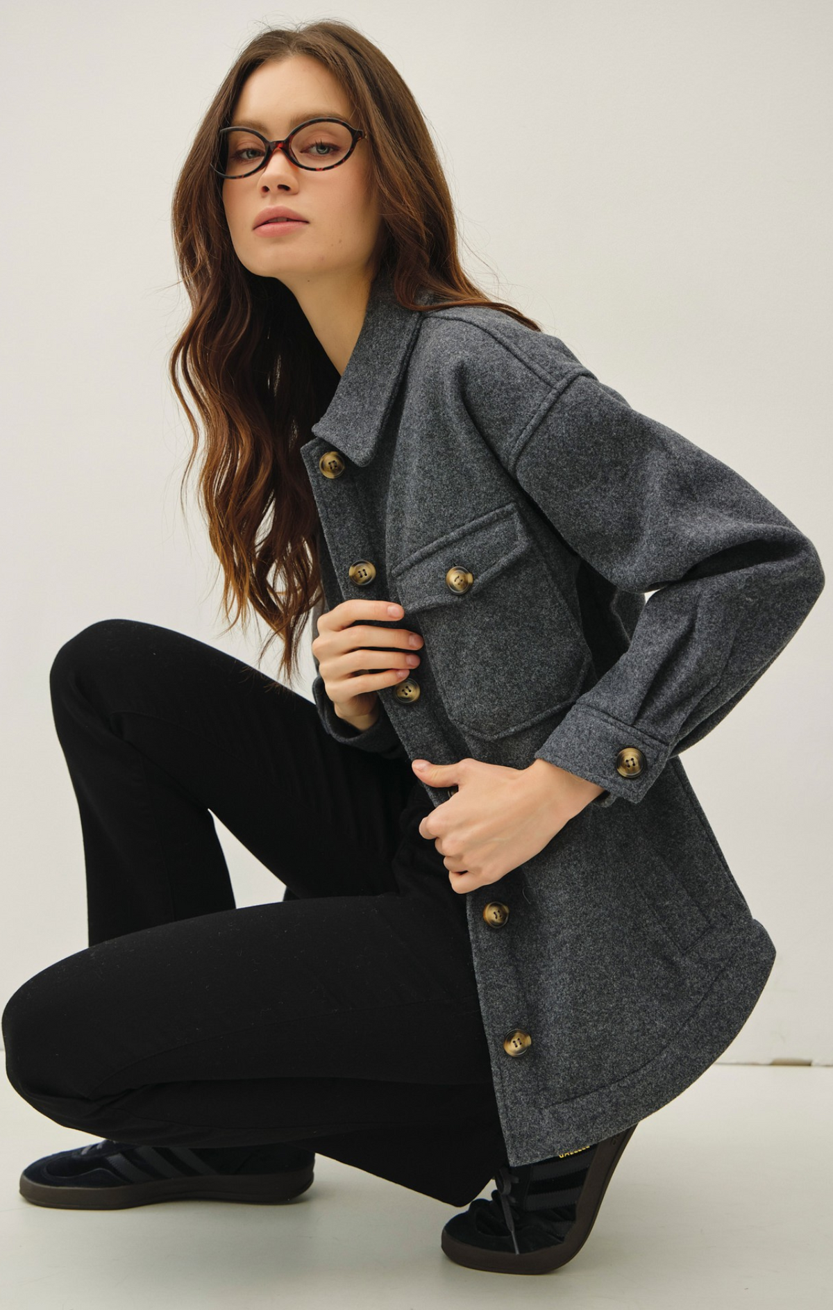 Shirt-Jacket Fun Twist Layer