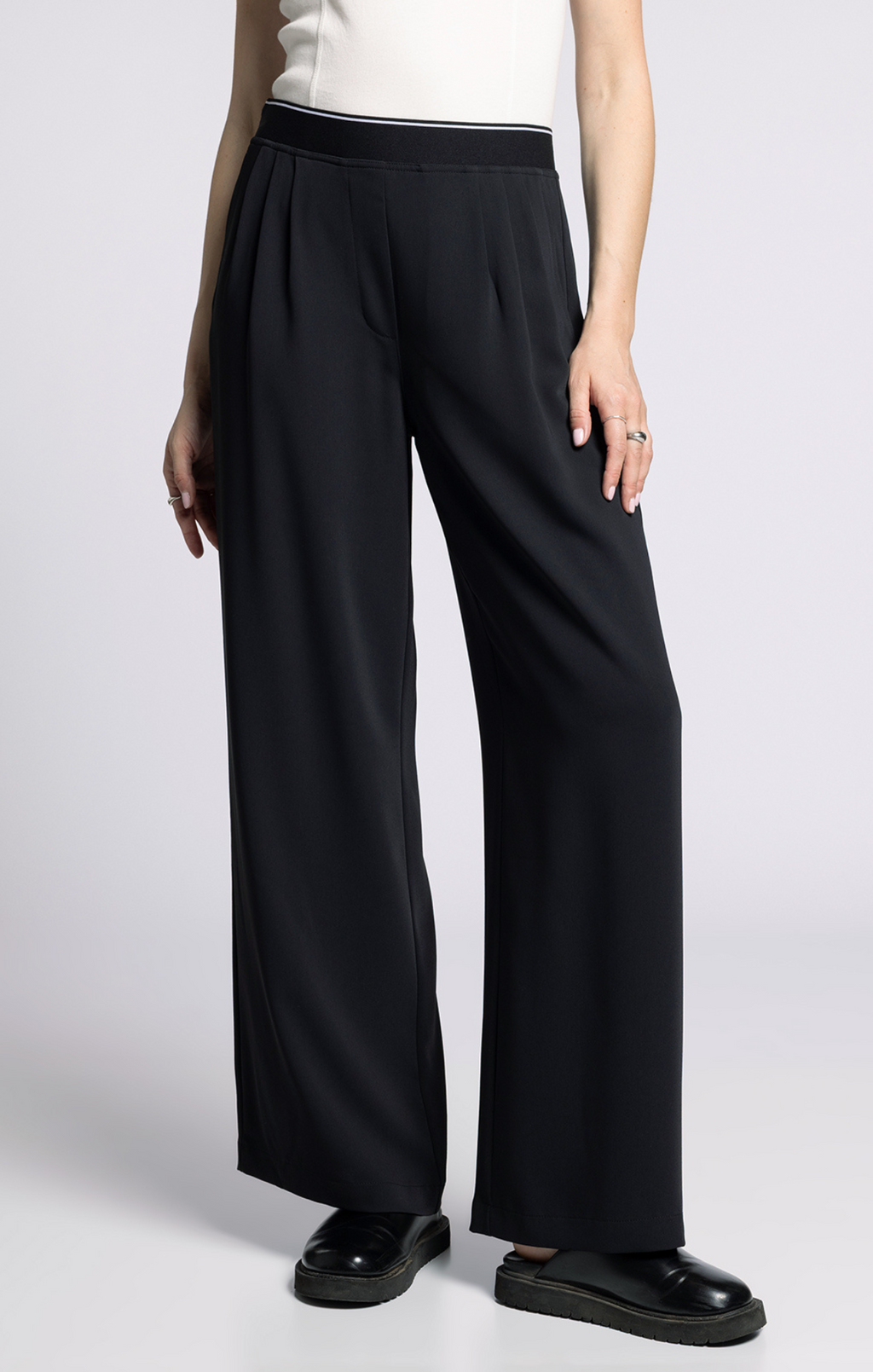Comfort-Style Playful Twist Pants