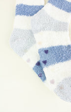 Bold Fuzzy Stripe Warm Socks