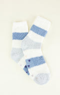 Bold Fuzzy Stripe Warm Socks