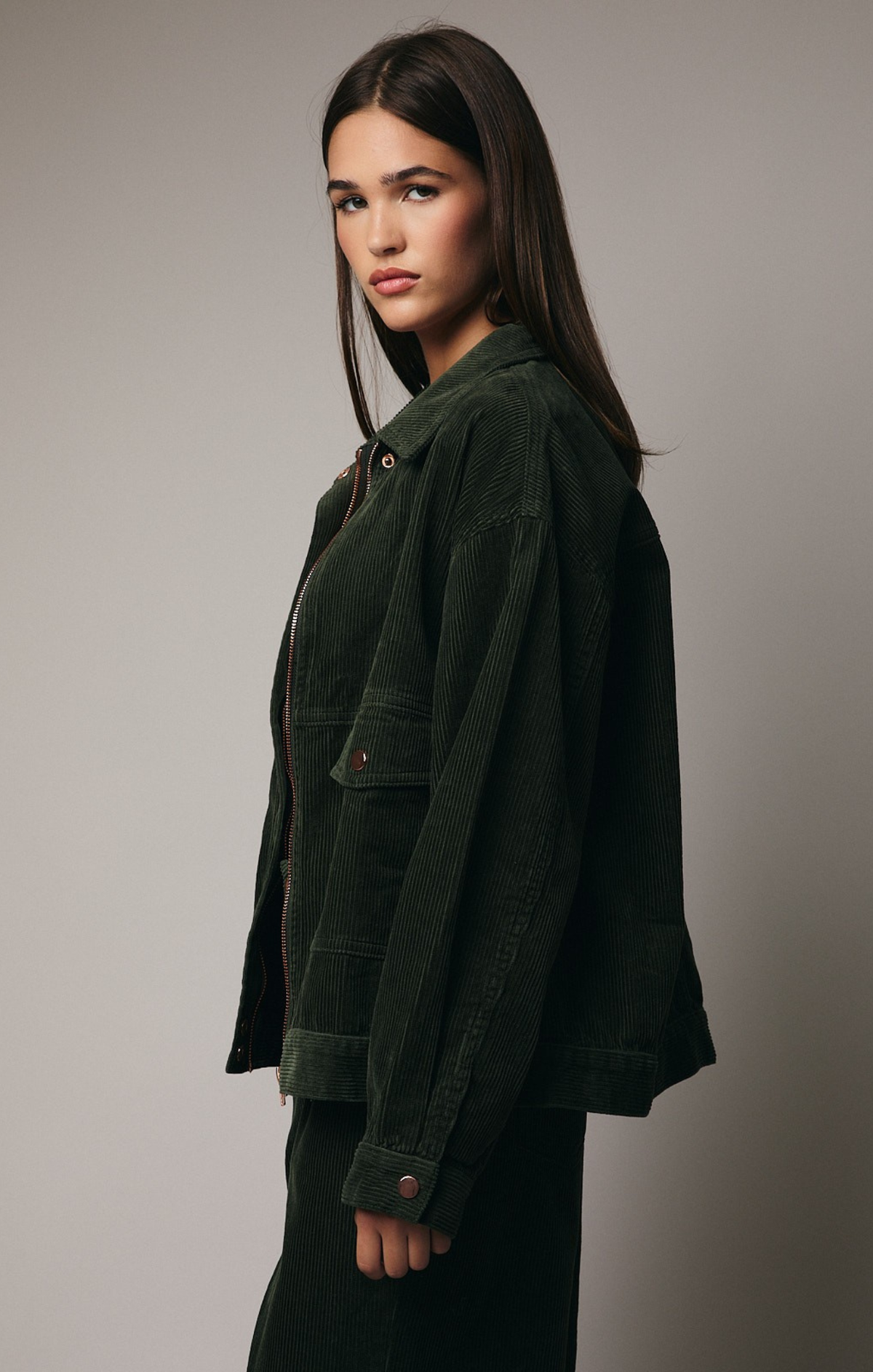 Charm Comfort Corduroy Coat