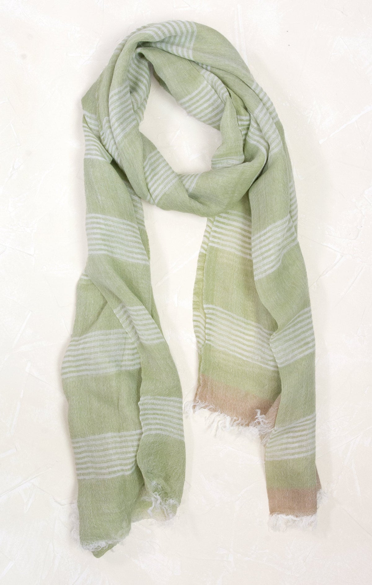 ‌Lightweight Striped Scarf