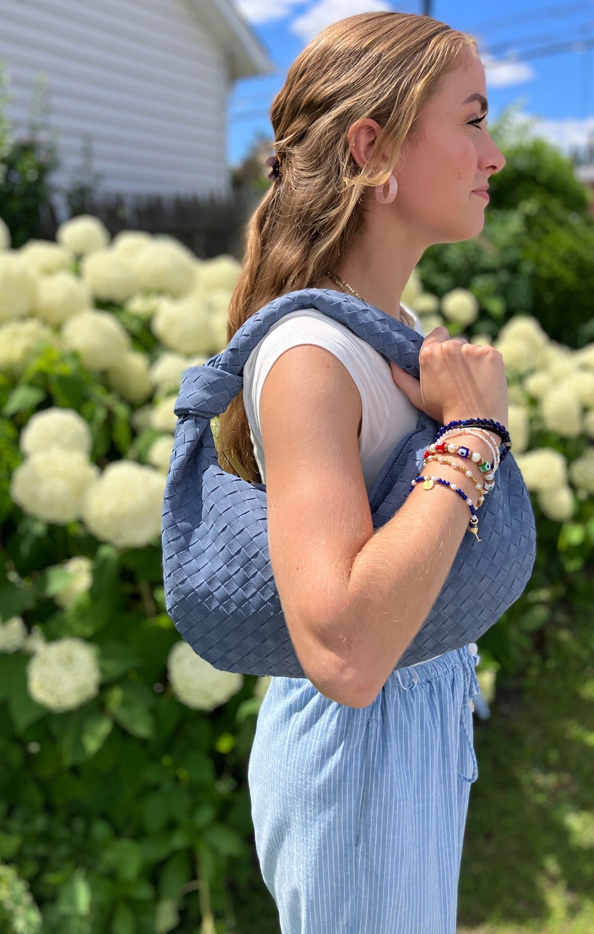 Playful Texture Faux Suede Bag