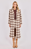 Playful Twist Plaid Coat
