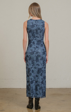 Mystic Floral Evening Dress