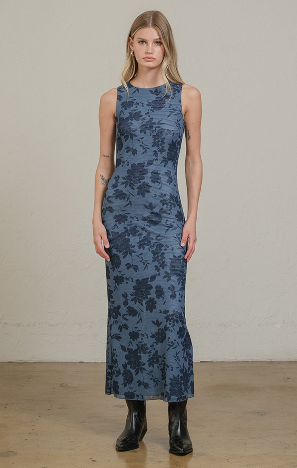 Mystic Floral Evening Dress