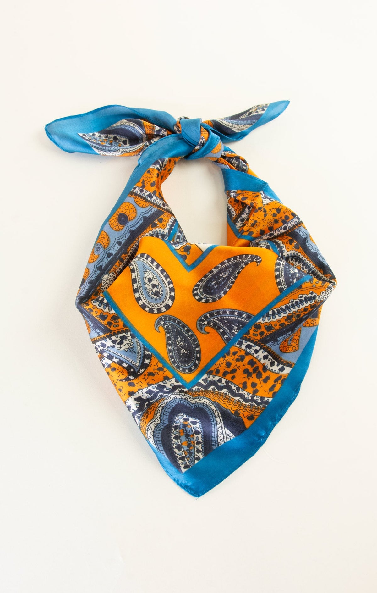 Classic Pattern Silk Bandana