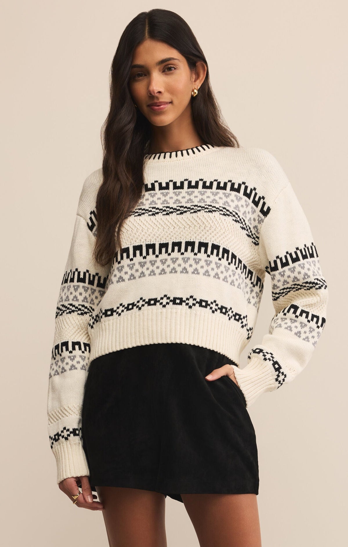 ‌Crew Neck Cozy Everyday Sweater