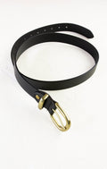 Simple Red Leather Accent Belt