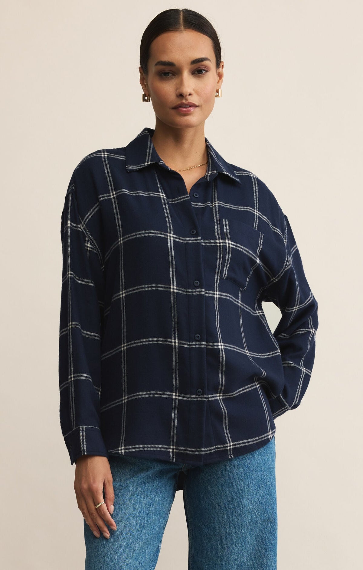 Card Pocket Button Shirt