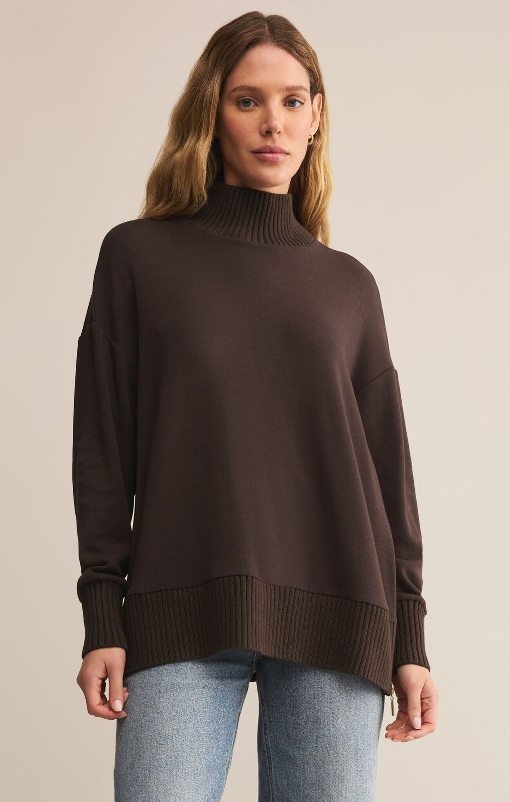 Cozy Turtleneck Sweatshirt