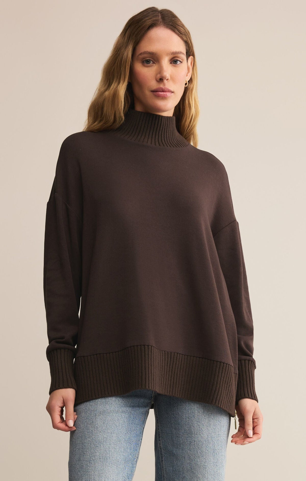 Cozy Turtleneck Sweatshirt