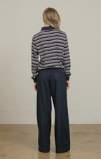 Playful Warmth Striped Pullover Sweater