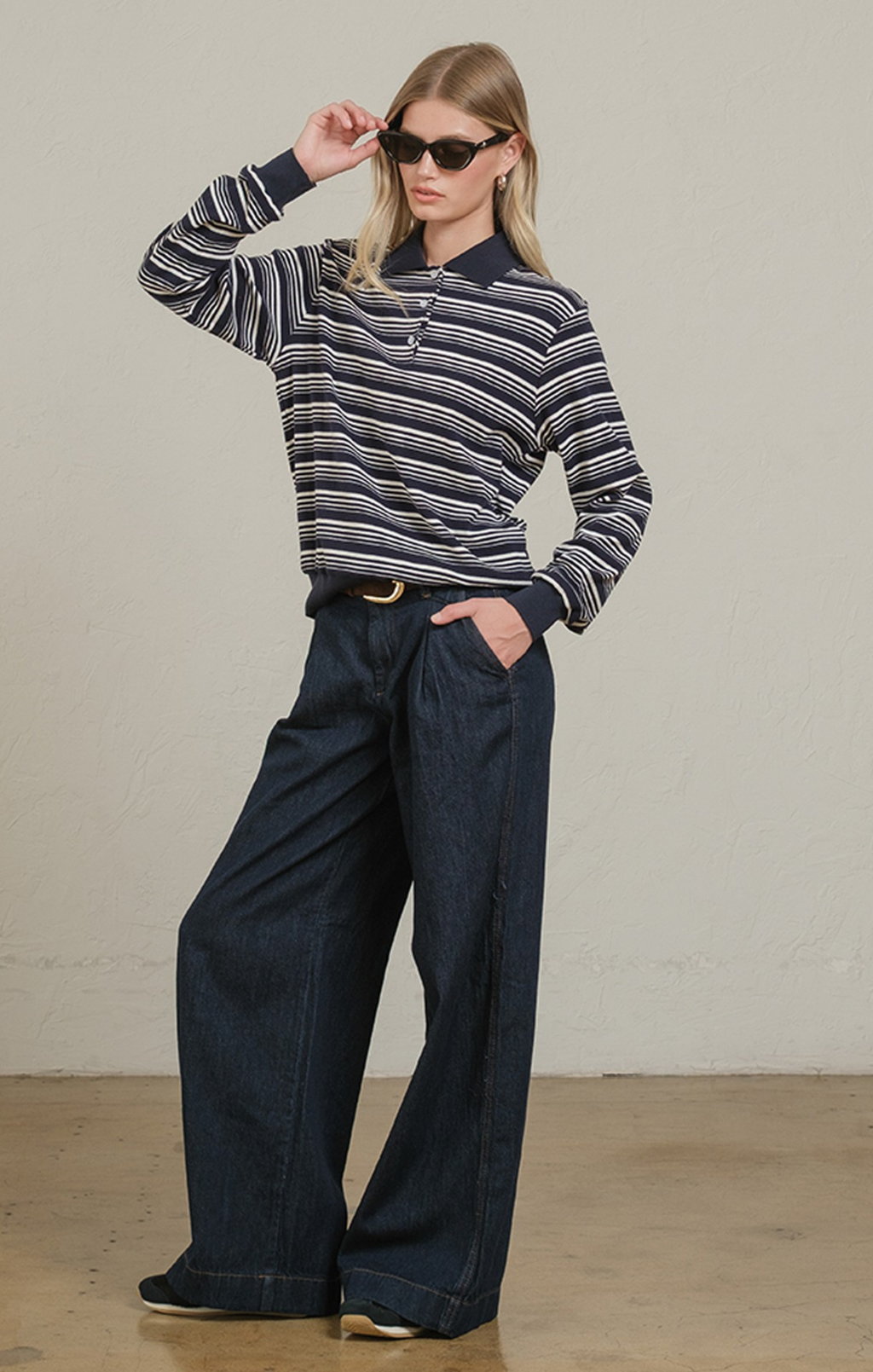 Playful Warmth Striped Pullover Sweater