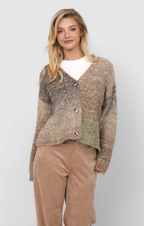 Playful Gradient Cardigan