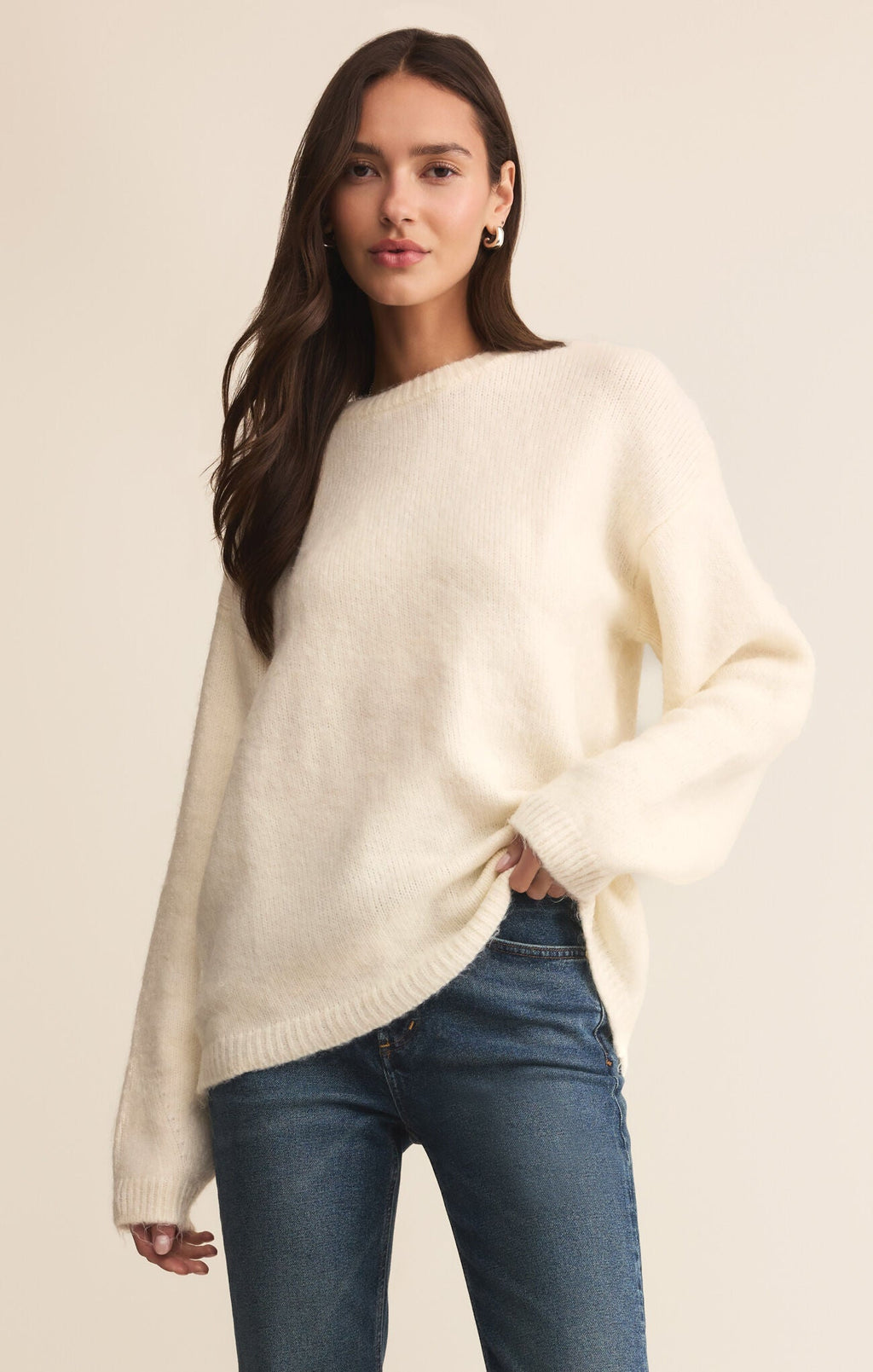 Relaxed Winter Wrap Sweater