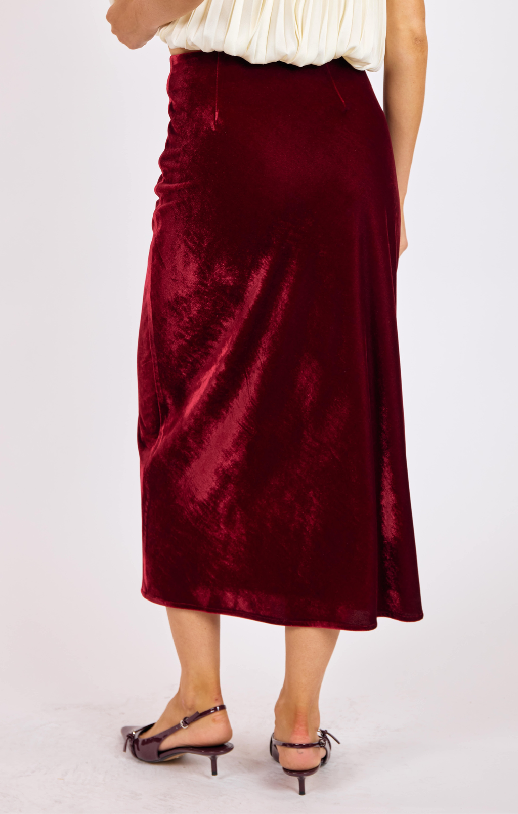 Velvet Midi Magic Skirt