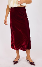 Velvet Midi Magic Skirt