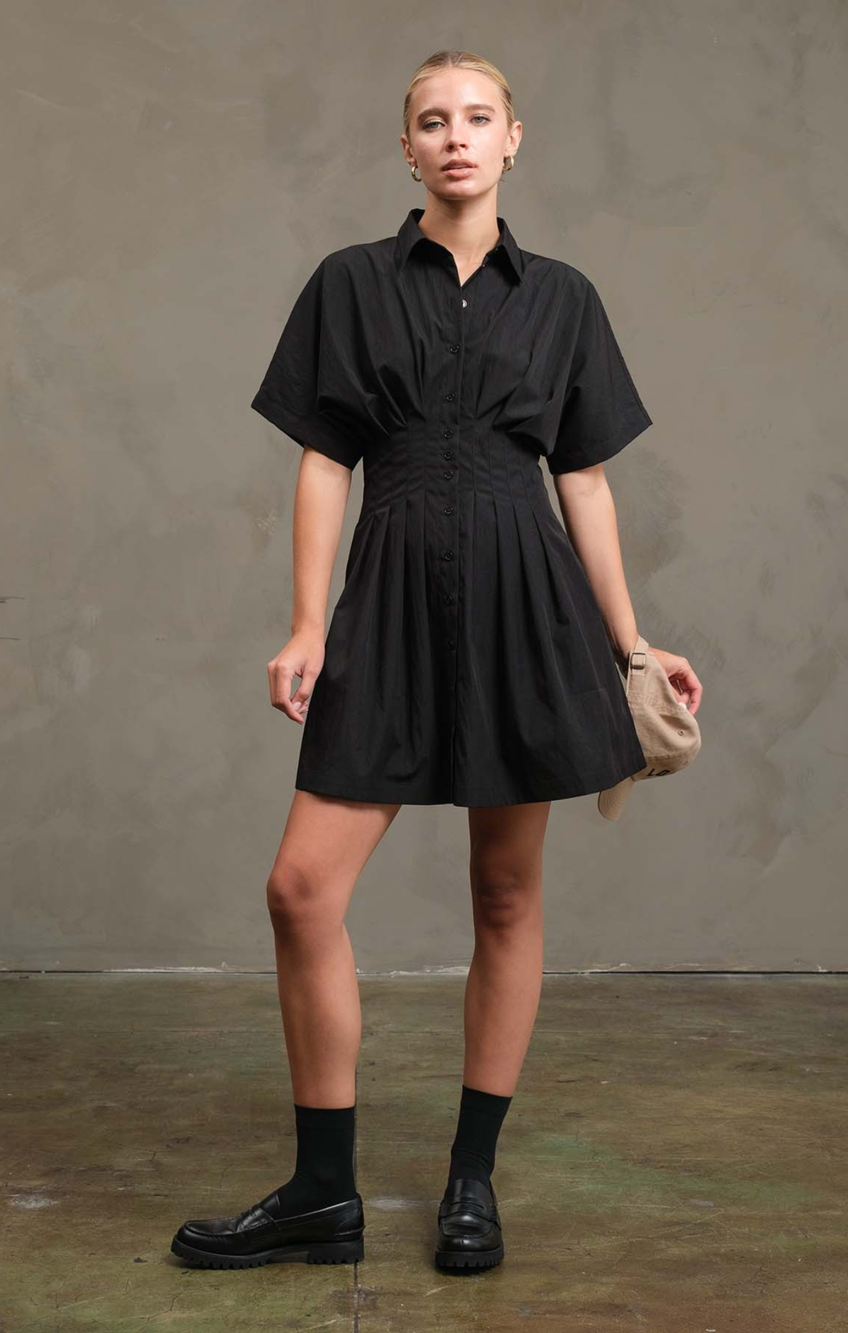 Relaxed Pintuck Sunny Dress