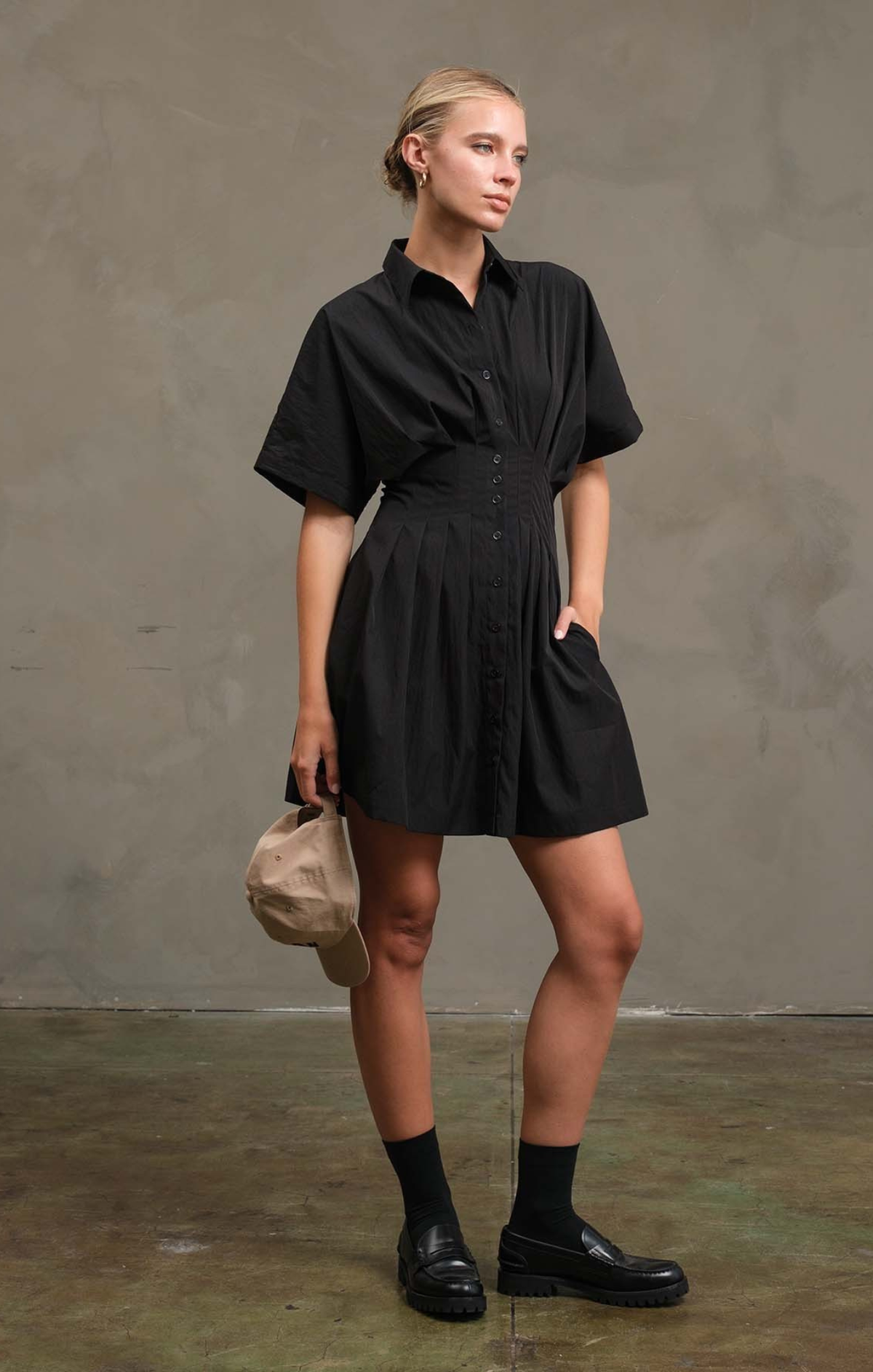 Relaxed Pintuck Sunny Dress
